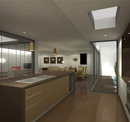 quadrant design 3d visualisation - small image 3D House Design #13 - quadrant design architectural and interior design firm hawthorn