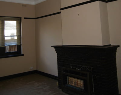 quadrant design before and after - before interior design fireplace and Living room - quadrant design architectural and interior design firm hawthorn